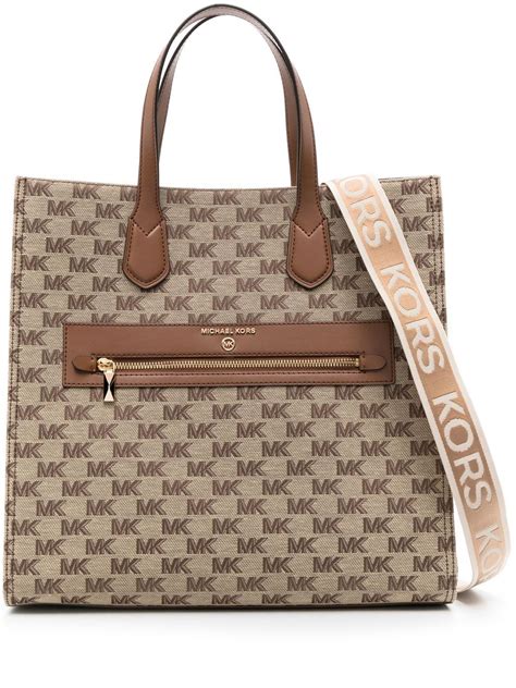 michael kors monogram tote bag.